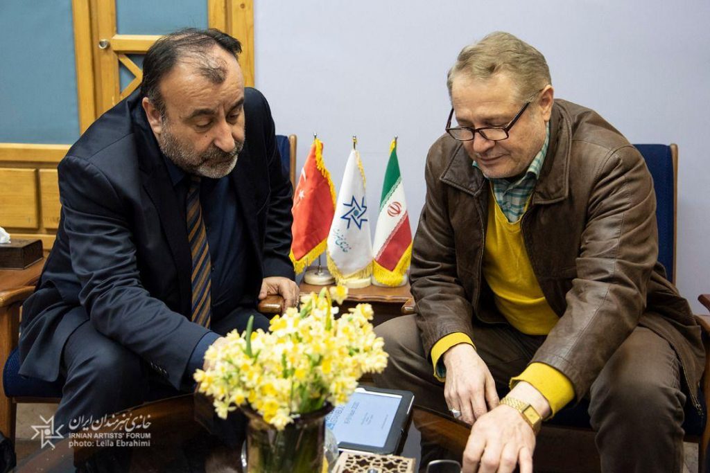 بازدید مدیر موسسه آتیس و رییس نمایشگاه بین‌المللی هنر ترکیه از خانه هنرمندان ایران